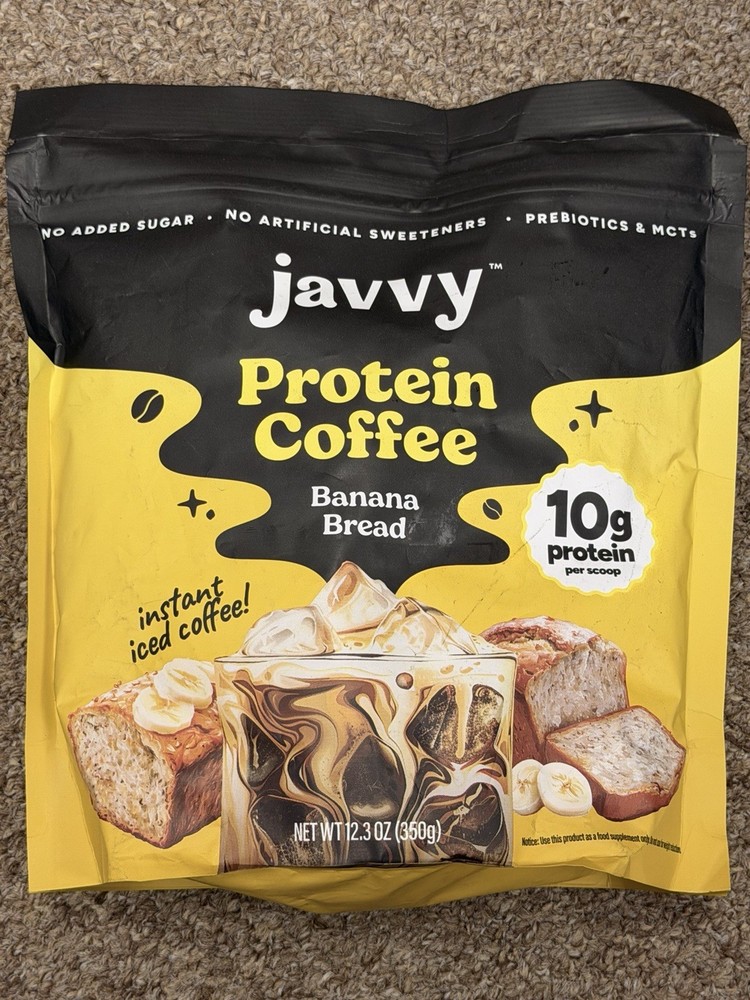 Javvy Protein Coffee Banana Bread 13.8oz