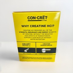CON-CRĒT® Creatine HCl Powder Concentrate Lemon Lime 4.5 Oz