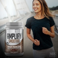 NDS Amplify Smoothie Protein -Added Greens Overall Health – Chocolate (30 Serve)