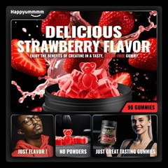 Creatine Monohydrate Gummies, NSF Certified, 5g Dose for Men & Women to Suppo…