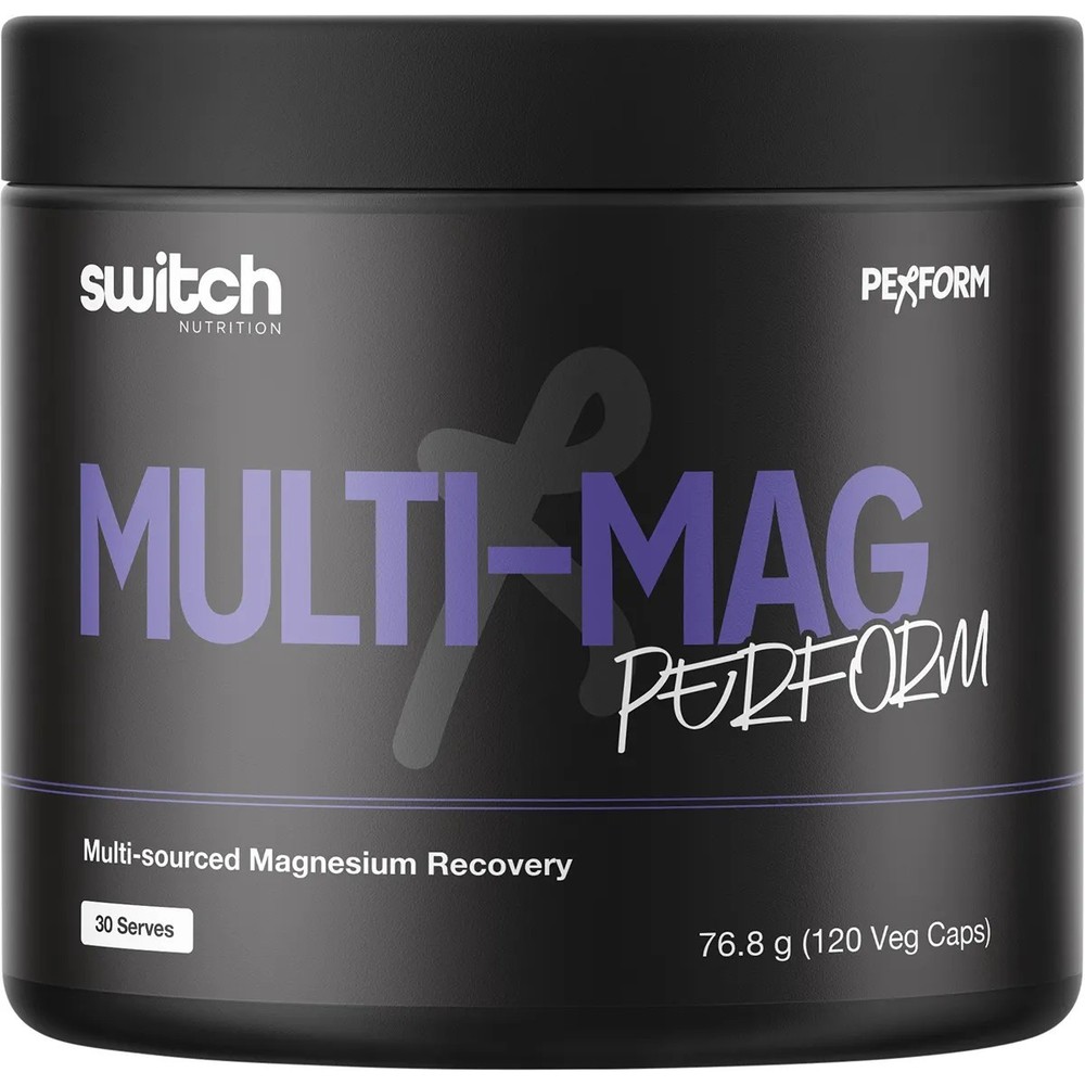 New Switch Nutrition Multi-Mag Perform 120 Capsules Recovery