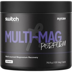 New Switch Nutrition Multi-Mag Perform 120 Capsules Recovery