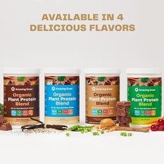 Amazing Grass Organic Plant Protein – VEGAN -18 Serving- Chocolate Peanut Butter