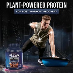 Vega Sport Vegan Protein Powder + Recovery 30g Plant Based Protein per Servi…