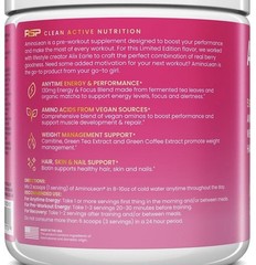 RSP Amino Lean Alix Earle Berry Alixir Energy Pre Workout Powder 6.7oz Hair Nail