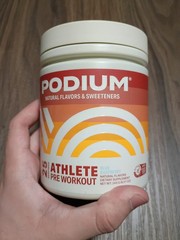 PODIUM Athlete Pre-Workout Blue Raspberry Sealed Exp 01/26 Energy Supplement