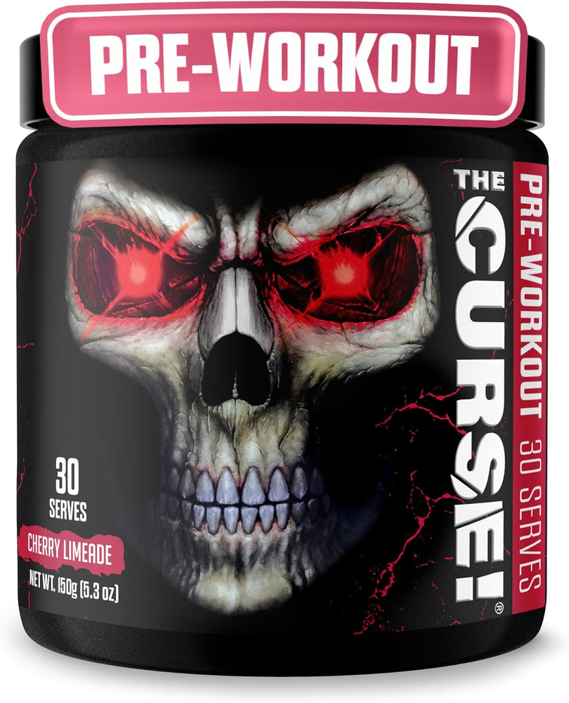 the Curse! Cherry Limeade Pre Workout Powder with Creatine – Extreme Energy Prew