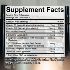 TOTAL-T 30 To120 Capsules – Testosteron Booster for Healthy Muscle