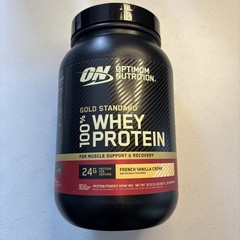 On Optimum Nutrition Gold Standard 100% Whey Protein Powder French Vanilla Crème