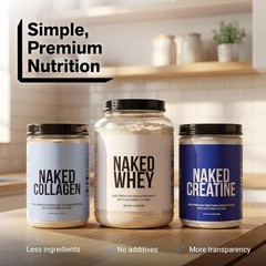 NAKED Whey Chocolate Protein Powder – Grass Fed Whey Protein – 24 Servings