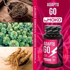 AdaptoGO Leuzea Rhodiola Rosea Ginseng Testosterone Booster Energy supplement