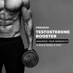 Testosterone Supplement for Men Muscle Growth, 60 Count (Pack of 1)