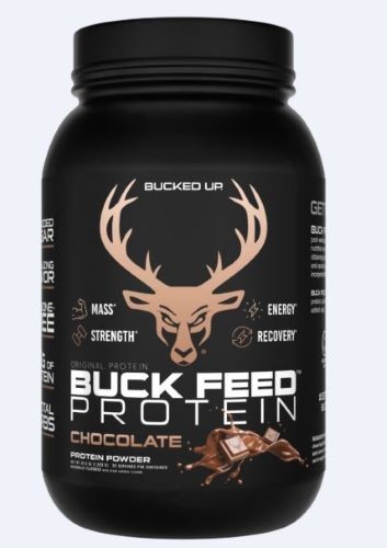 Bucked Up Buck Feed Original Protein Powder Chocolate 30 Servings