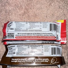 Chef Robert Irvine’s FitCrunch Protein Bar Gluten Free Choc PB 1.62 oz (14 Bars)