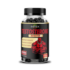 Male Testosteron Supplement – Contains Ginseng, Maca, Saw Palmetto 120 Capsules