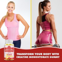 Creatine Monohydrate Gummies – Increase Strength and Build Muscle 1/2/3/5 Bottle