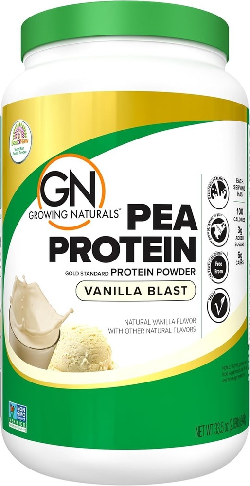 Pea Protein Gold Standard Protein Powder Vanilla Blast 948 g/2.09 lb