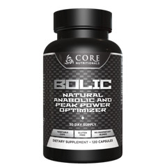Core Nutritionals BOLIC 120ct Natural Anabolic And Peak Power Optimizer