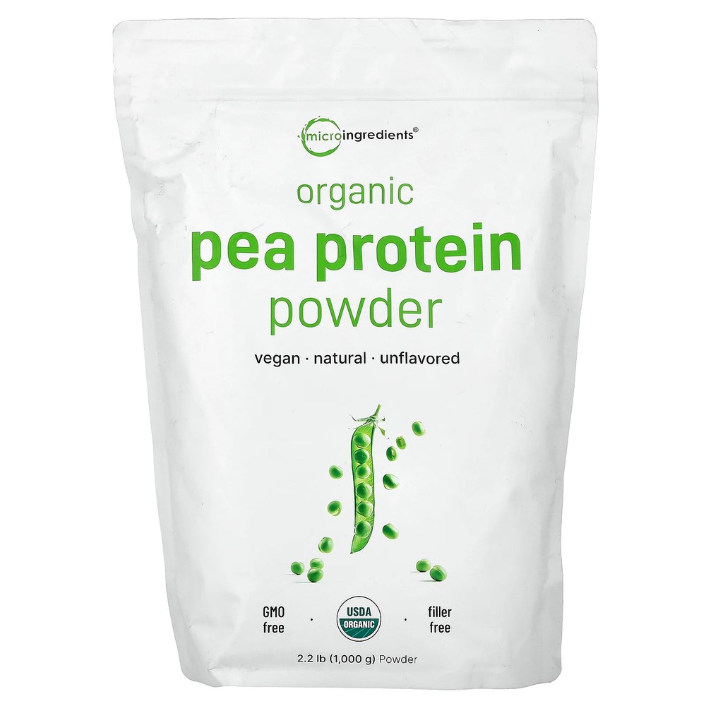 Organic Pea Protein Powder, 2.2 lb (1,000 g)