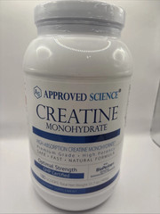 APPROVED SCIENCE CREATINE MONOHYDRATE Premium 180 Servings 900g Unflavored