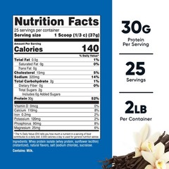 Nutricost Whey Protein Isolate Powder Vanilla 2LBS