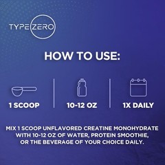 Creatine Monohydrate (Unflavored) 1 KG, 5000mg (5g) Per Serving, Micronized, …