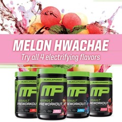 MusclePharm Assault Energy & Strength Pre Workout – 30 Servings, Melon Hwachae