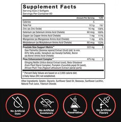 Force Factor Prostate Support Bladder Flow – Saw Palmetto Beta-Sitosterol 120ct