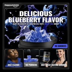 Creatine Monohydrate Gummies, NSF Certified, 5g Dose for Men & Women to Suppo…