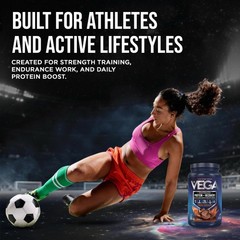 Vega Protein Recovery Chocolate 30G Vegan Protein Dairy Gluten Probiotics Nsf