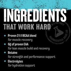 BCAA EAA Amino Acids Powder with Electrolytes & Sea Salt – Strawberry Limeade, 3