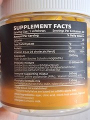 HAPPYUMMMM COLOSTRUM SOFT-CHEWS PINEAPPLE (60) SUGAR & GLUTEN FREE SUPPLEMENTS