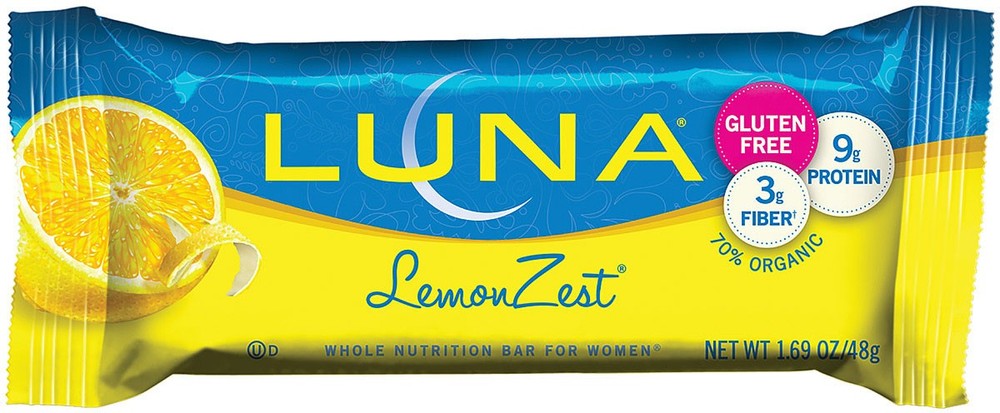 Delicious and Energizing Luna Lemon Zest Bar – Perfect for a Quick Boost! Pack