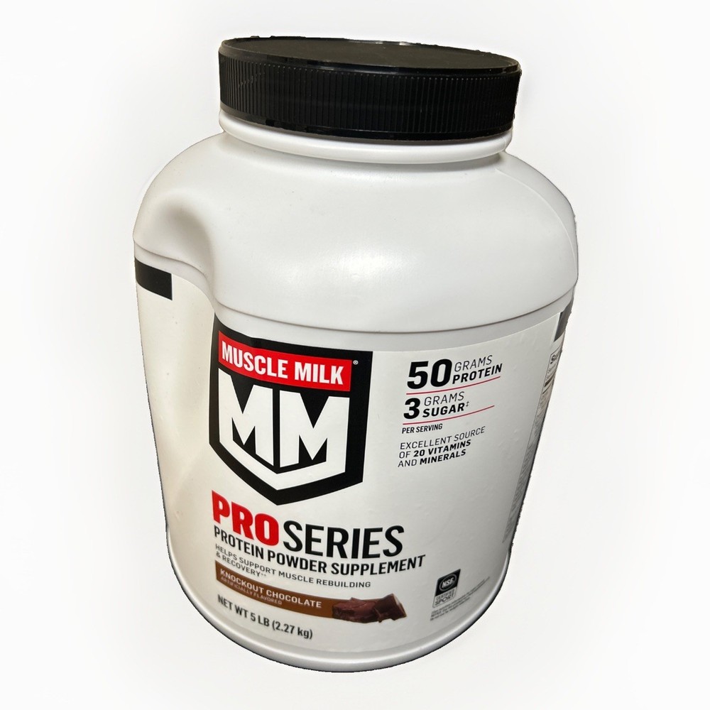 Pro Series, Protein Powder, Knockout Chocolate, 5 lb (2.27 kg) Damaged Container