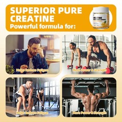 Orgeous Creatine Gummies 90ct – 5g Monohydrate with Taurine & B12 for Muscle & F