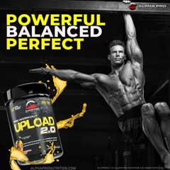 Pre Workout UPLOAD 2.0 Pump Citrulline Nitric Oxide Boost Ashwaghanda ALPHA PRO