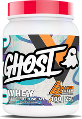 GHOST Clear Whey Isolate Protein Powder, Orange Cream – 1.4 LB Tub, 25G of Whey