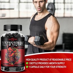 Boost Energy Supplements Zinc Vitamin D Endurance Vitality Muscle 120 Capsules