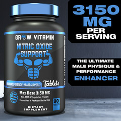 N.O. XT Nitric Oxide Supplement With Nitrosigine L Arginine L Citrulline for M