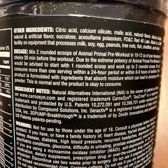 Animal Primal Pre-workout 17.9 oz Universal Nutrition (Choose Flavor) 17.9oz