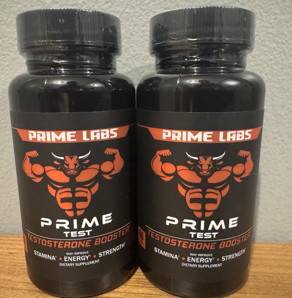 2x PRIME Labs Men’s Test Booster – Natural Stamina Endurance & Strength Booster
