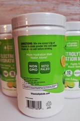 3 Tubs Vitamin Hydrate Electrolytes, Lemon Lime 🍋 30 Serv, Vegan, 03/2027✨️
