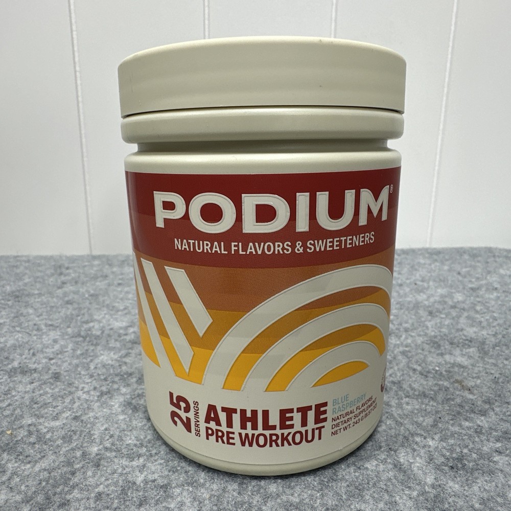 PODIUM Athlete Pre Workout Blue Raspberry Exp: 01/26 – Sealed
