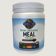 Garden of Life Raw Organic Meal Plant Based Chocolate 19.01oz 539g