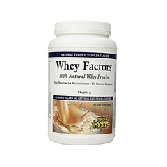 Natural Factors, 100% Natural Whey Protein, French Vanilla, 32 Ounces