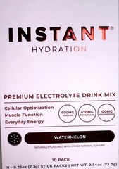 Instant Hydration Sugar Free Electrolytes Powder Seven Packets of Watermelon
