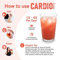 Cardio Miracle Nitric Oxide Supplement – Super Beets, 90 Servings, Heart Support