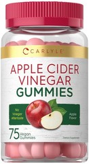 Carlyle Vegan Apple Cider Vinegar Gummies | 75 Count | 75 (Pack of 1)