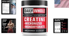 300g of 5000mg Micronized Creatine Monohydrate – Unflavored Supplement
