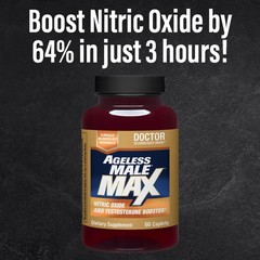 Ageless Male Max Total Testosterone Booster for Men 180 Count (Pack of 1)